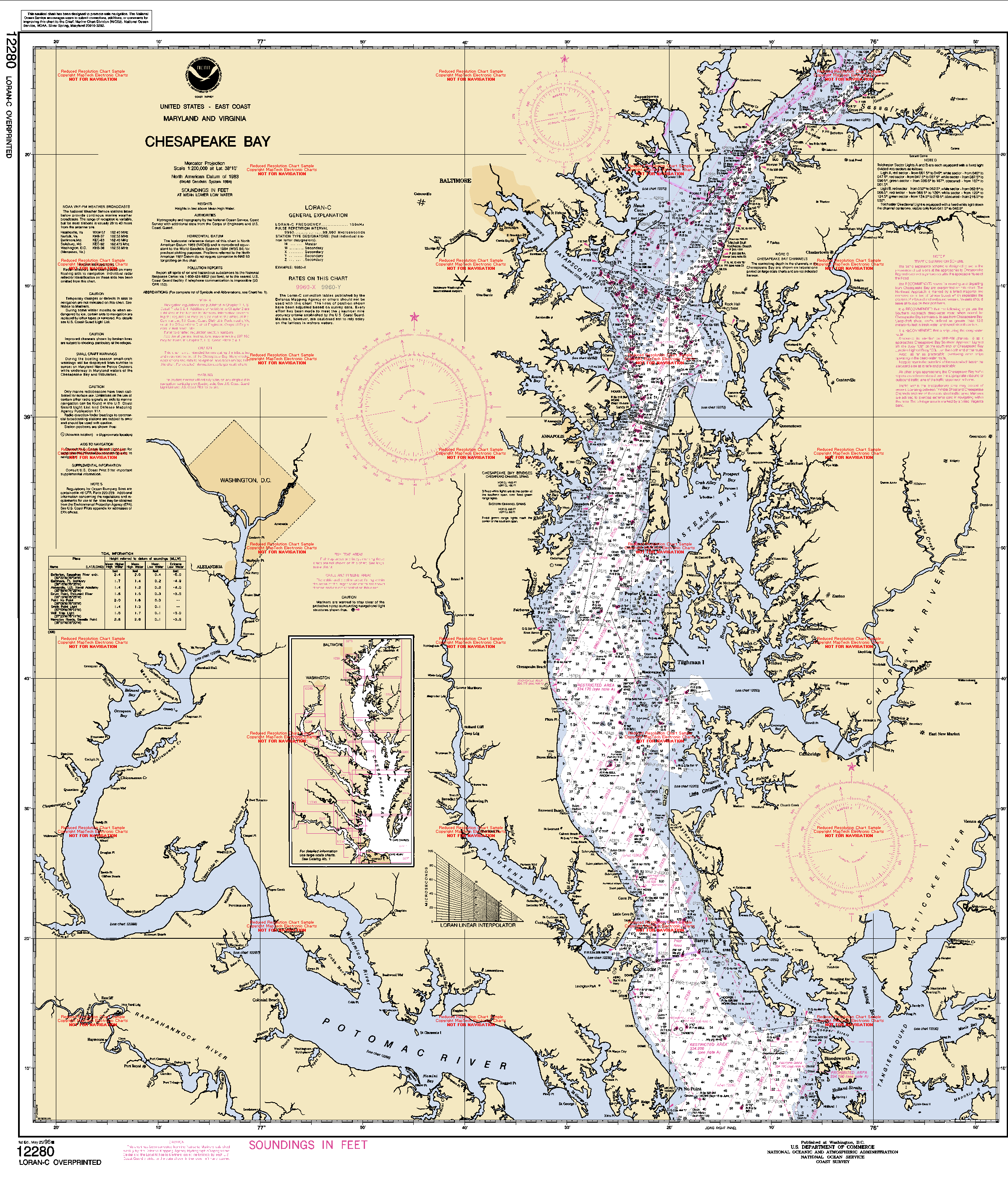 Water Depth Charts Chesapeake Bay